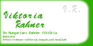 viktoria rahner business card